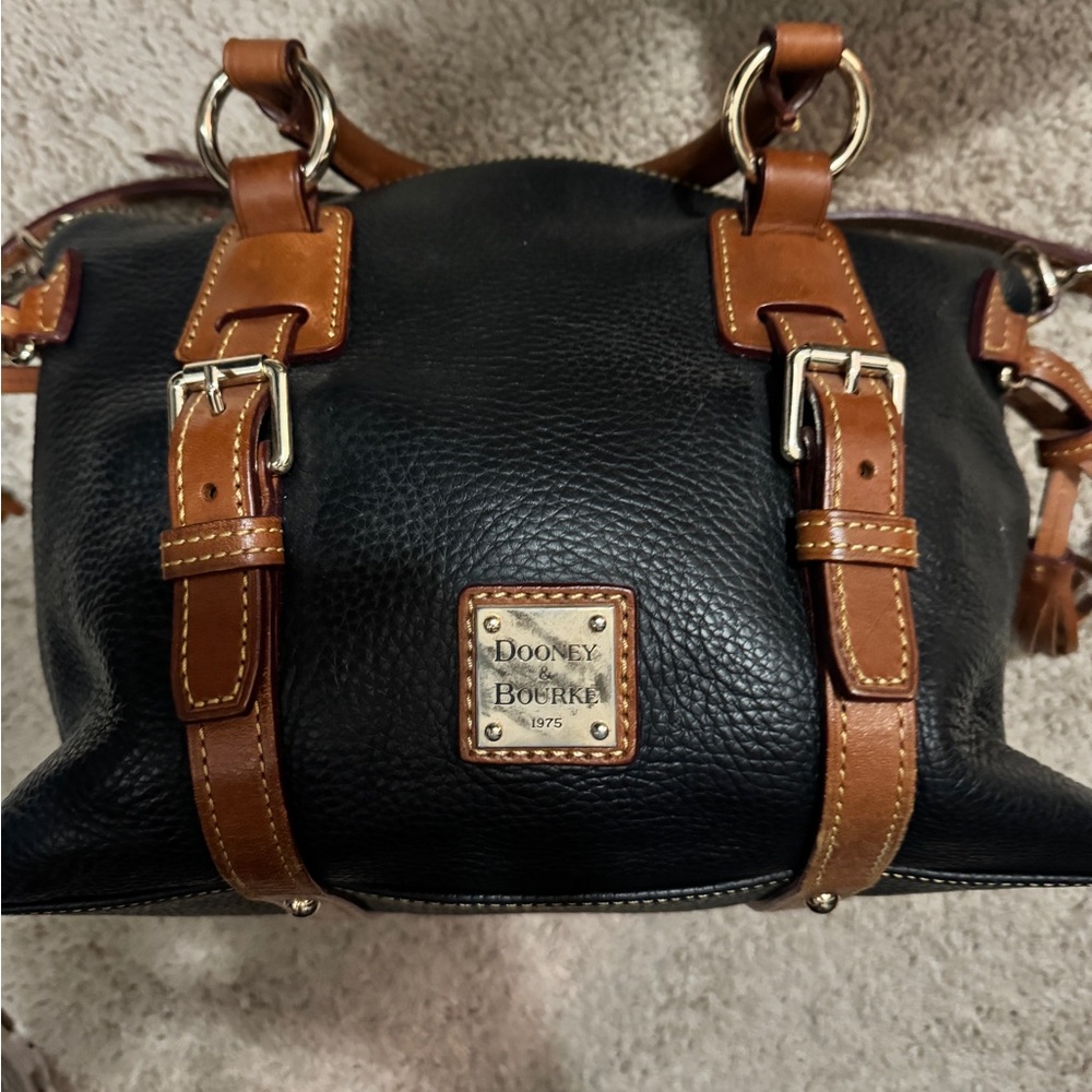 Dooney & Bourke Milano Satchel Black REGISTERED, Verified by serial number